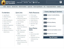 Tablet Screenshot of monroebar.org